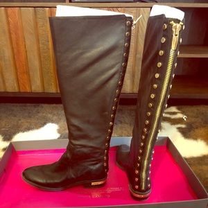 Tall black Vince Camuto boots